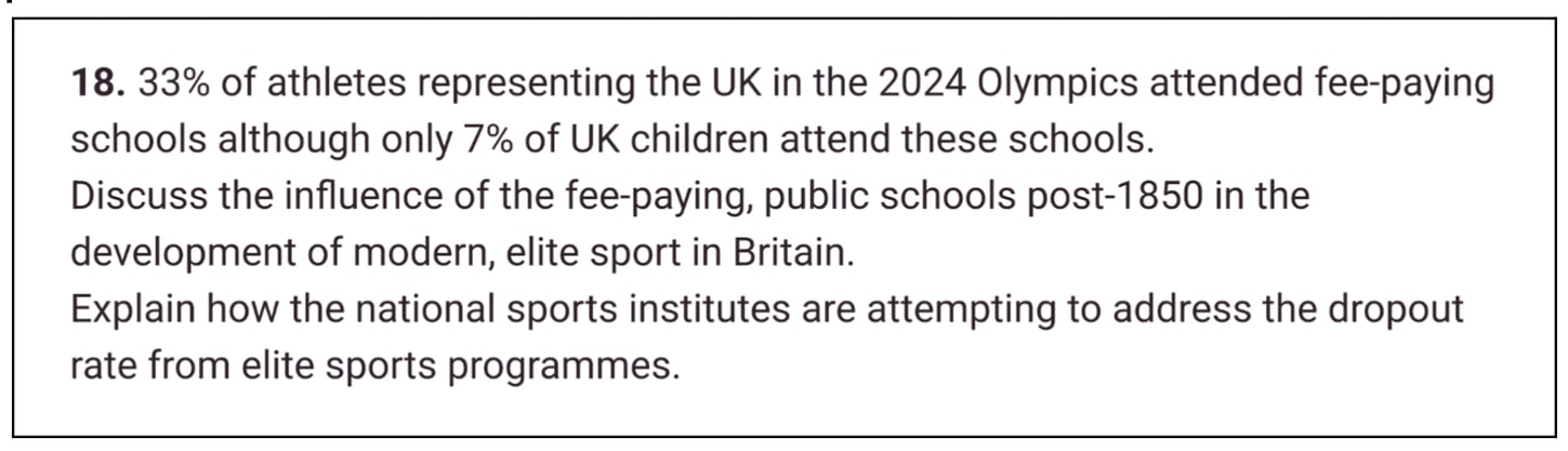 Extended writing examples for your PE Course - Part 4 OCR A-Level PE